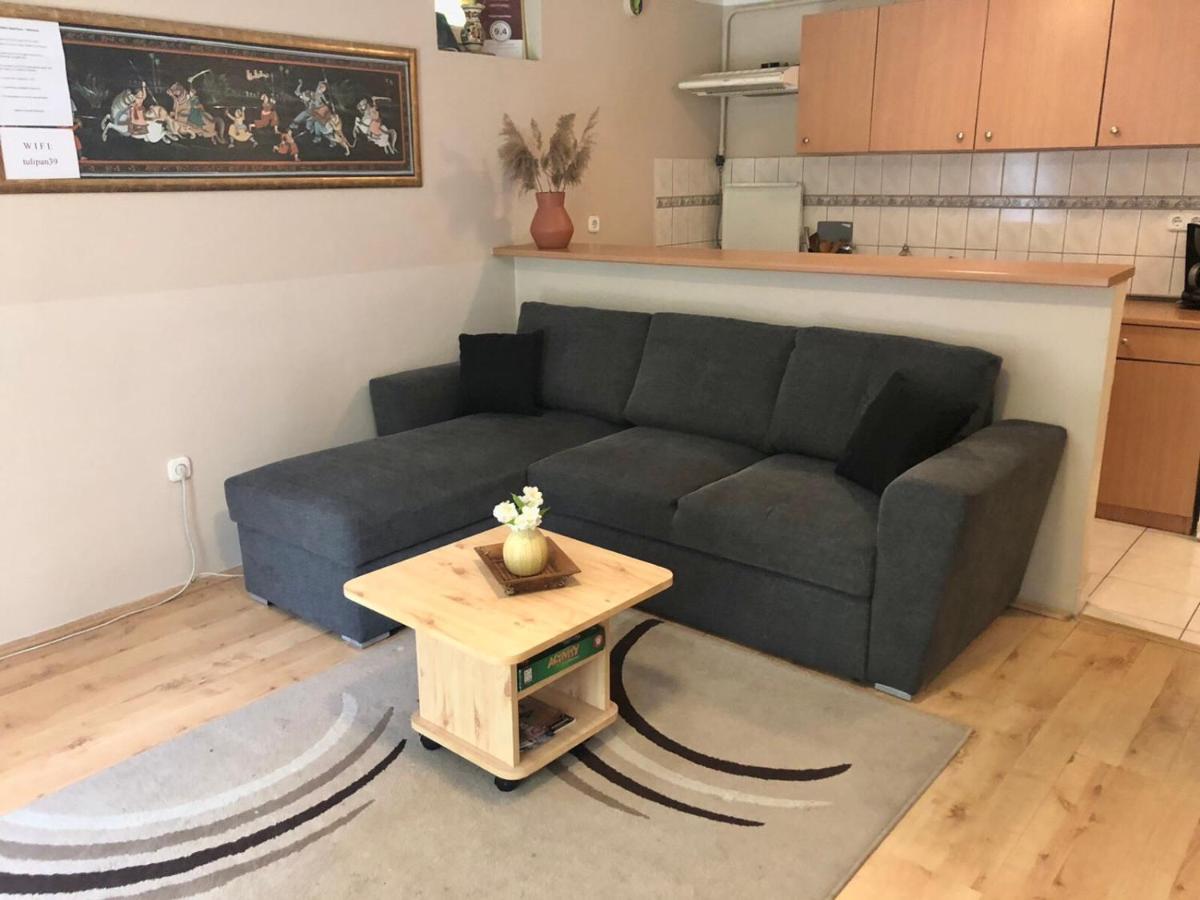 Tulipán Apartman Eger Esterno foto